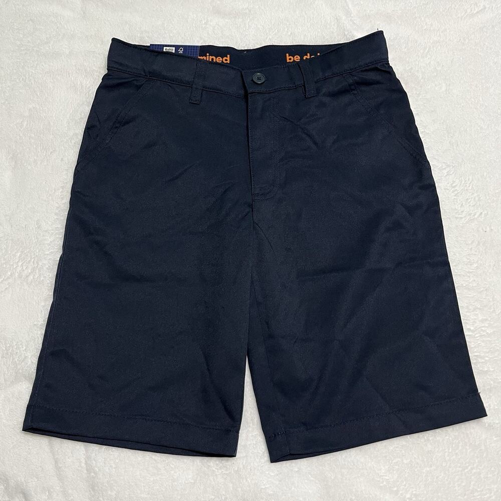 FRENCH TOAST Size 14 Navy Blue Shorts Performance Chino Uniform School Boys